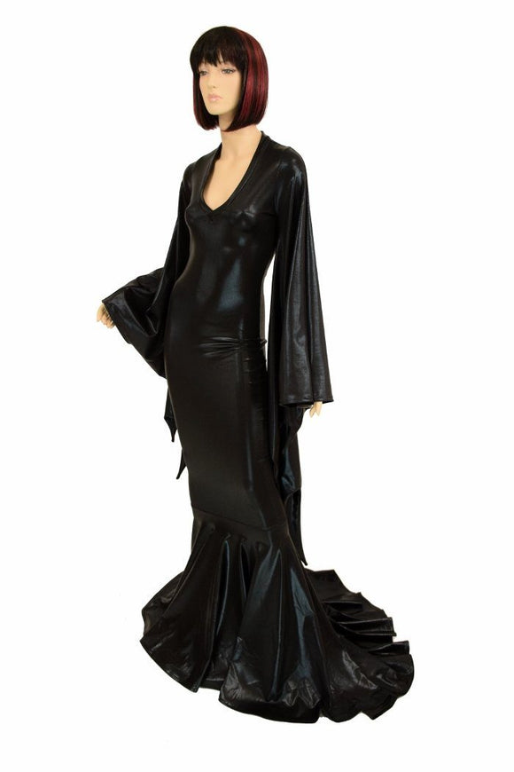 Incubus Sleeve Puddle Train Gown - Coquetry Clothing