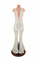 Josie Halter Bell Bottom Flare Catsuit - Coquetry Clothing