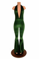 Josie Halter Bell Bottom Flare Catsuit - Coquetry Clothing