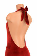 Josie Halter Bell Bottom Flare Catsuit - Coquetry Clothing