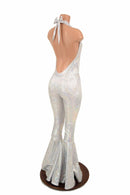 Josie Halter Bell Bottom Flare Catsuit - Coquetry Clothing
