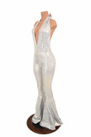 Josie Halter Bell Bottom Flare Catsuit - Coquetry Clothing