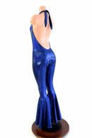"Josie" Halter Bell Bottom Flare Catsuit - Coquetry Clothing