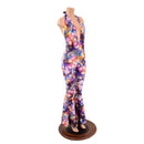 Josie Halter Bell Bottom Flare Catsuit - Coquetry Clothing