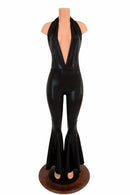 Josie Halter Bell Bottom Flare Catsuit - Coquetry Clothing