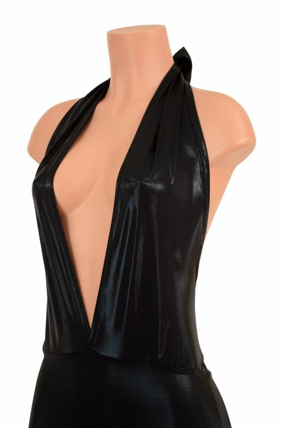 Josie Halter Bell Bottom Flare Catsuit - Coquetry Clothing