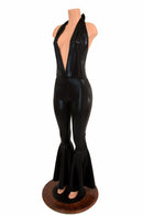 Josie Halter Bell Bottom Flare Catsuit - Coquetry Clothing
