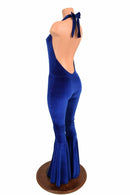 "Josie" Halter Bell Bottom Flare Catsuit - Coquetry Clothing