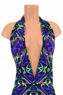 "Josie" Halter Bell Bottom Flare Catsuit - Coquetry Clothing