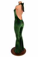 Josie Halter Bell Bottom Flare Catsuit - Coquetry Clothing