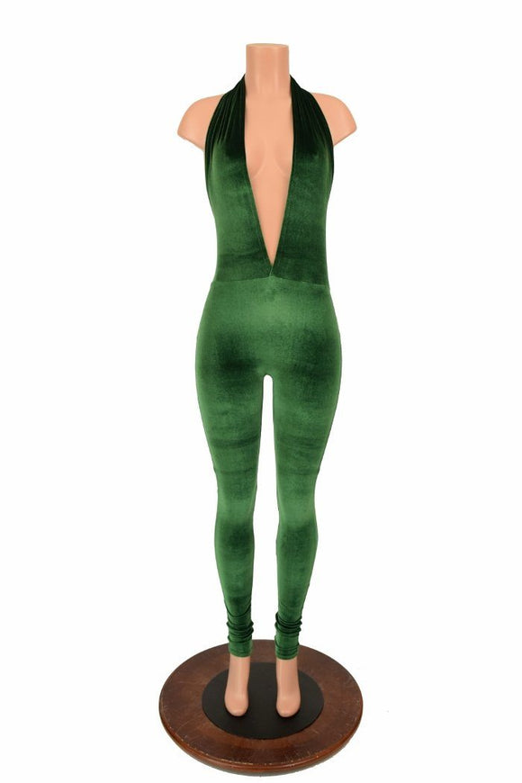 "Josie" Halter Top Catsuit - Coquetry Clothing