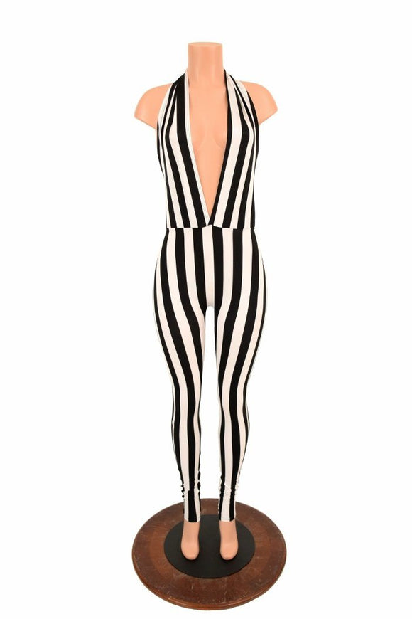 "Josie" Halter Top Catsuit - Coquetry Clothing