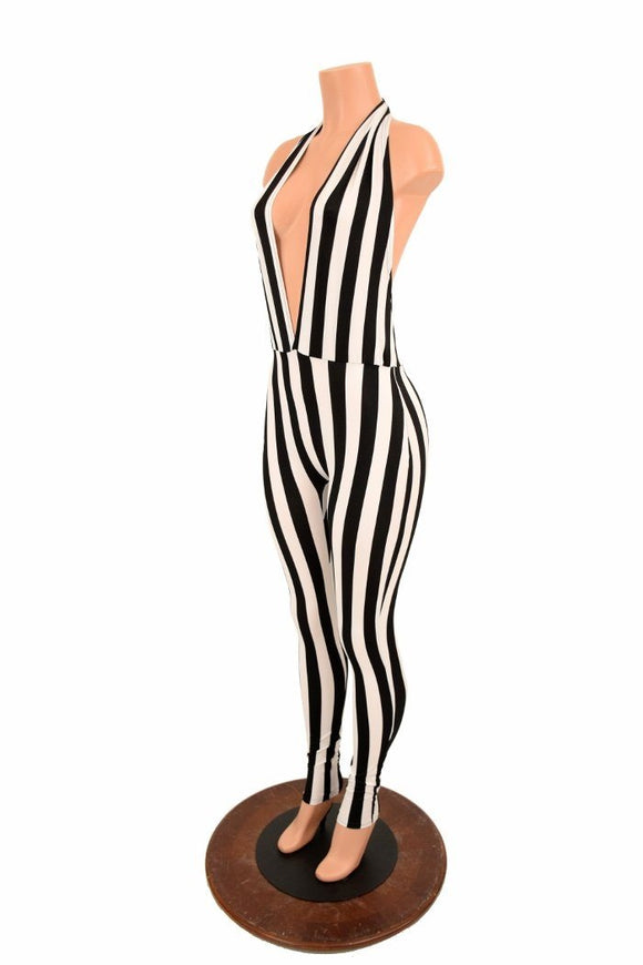 "Josie" Halter Top Catsuit - Coquetry Clothing