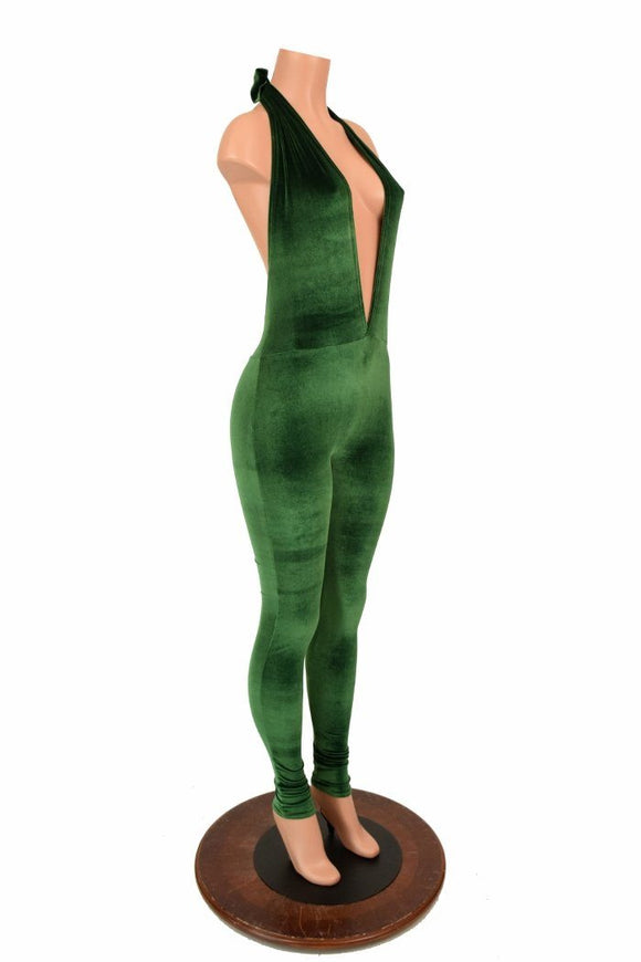 "Josie" Halter Top Catsuit - Coquetry Clothing