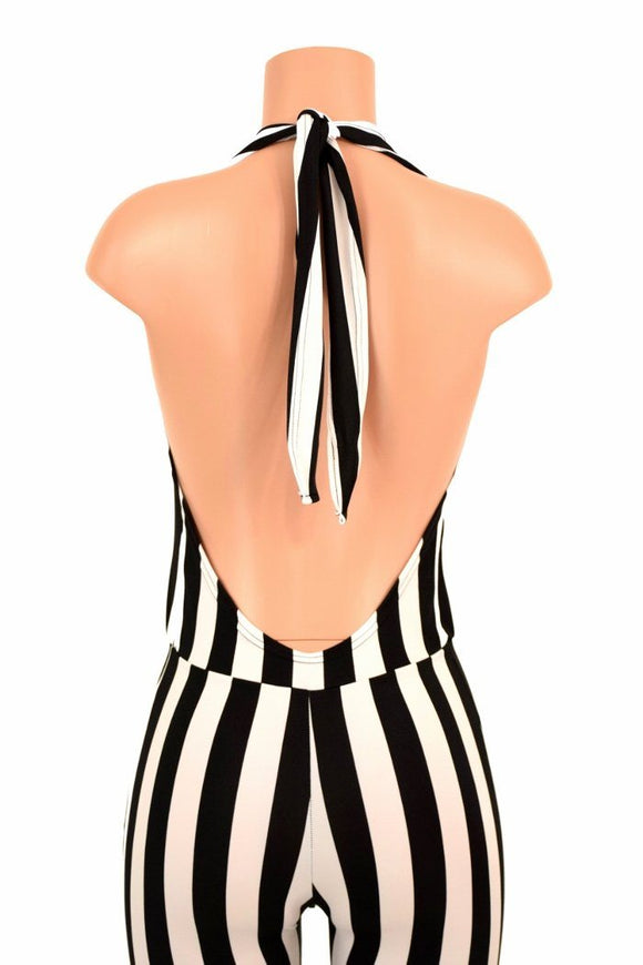 "Josie" Halter Top Catsuit - Coquetry Clothing