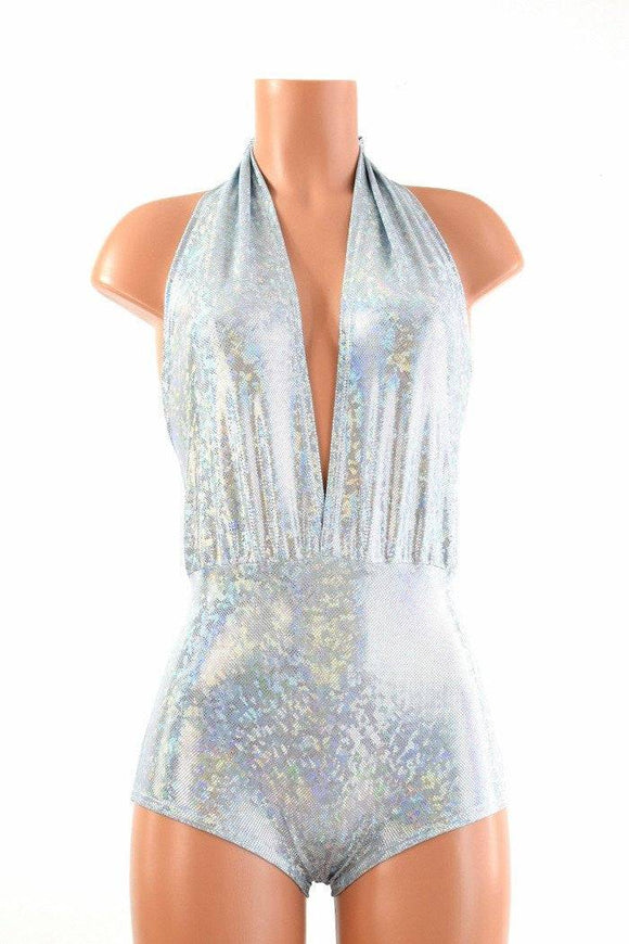 "Josie" Romper in Frostbite Shattered Glass - Coquetry Clothing
