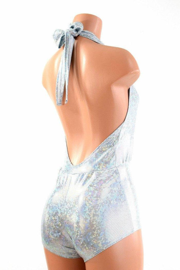 "Josie" Romper in Frostbite Shattered Glass - Coquetry Clothing