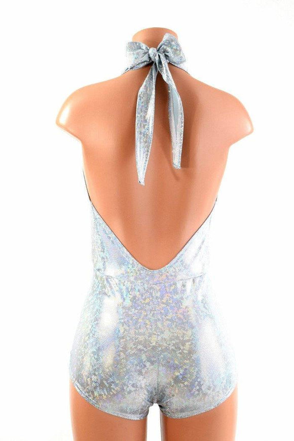 "Josie" Romper in Frostbite Shattered Glass - Coquetry Clothing