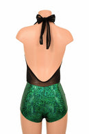 "Josie" Romper in Green Kaleidoscope - Coquetry Clothing