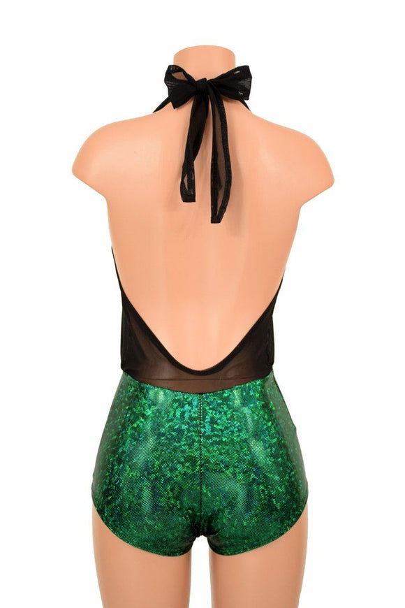 "Josie" Romper in Green Kaleidoscope - Coquetry Clothing