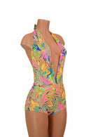 "Josie" Romper in Neon Flux - Coquetry Clothing