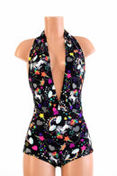 "Josie" Romper in Unicorns & Rainbows - Coquetry Clothing