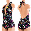 "Josie" Romper in Unicorns & Rainbows - Coquetry Clothing