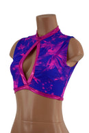Keyhole Top in Radiant Rainforest - Coquetry Clothing