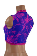 Keyhole Top in Radiant Rainforest - Coquetry Clothing