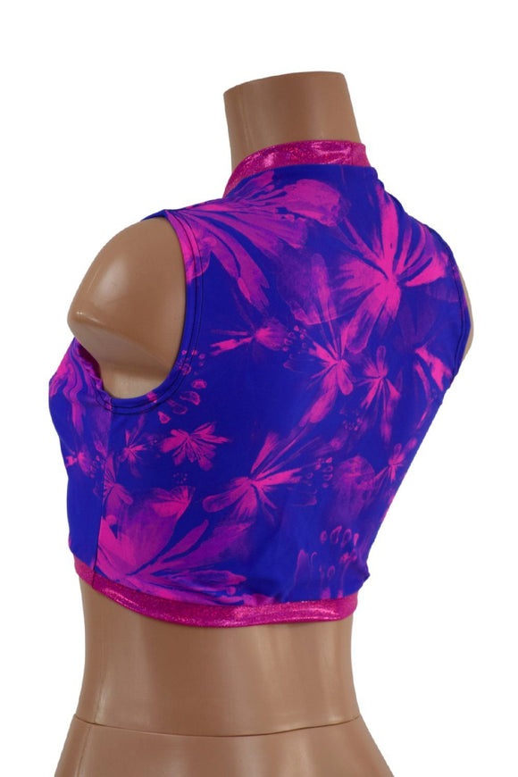 Keyhole Top in Radiant Rainforest - Coquetry Clothing