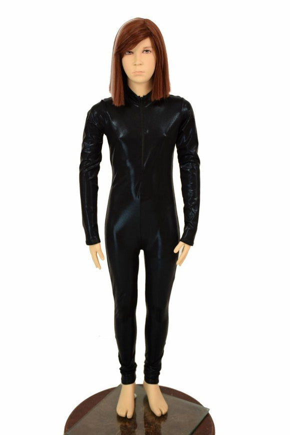 Kids Black Mystique "Stella" Catsuit - Coquetry Clothing