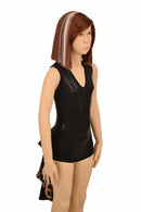 Kids Black Tuxedo Style Romper - Coquetry Clothing