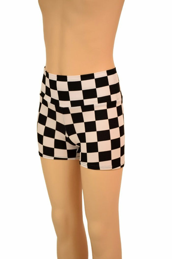 Kids Black & White Shorts - Coquetry Clothing