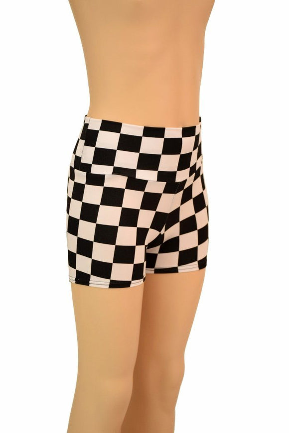 Kids Black & White Shorts - Coquetry Clothing