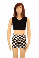 Kids Black & White Shorts - Coquetry Clothing