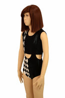 Kids Color Split Suspender Romper - Coquetry Clothing