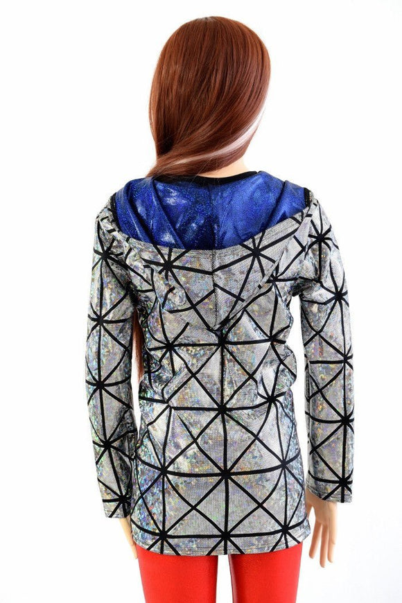 Kids Cracked Tile Long Sleeve Jacket - Coquetry Clothing