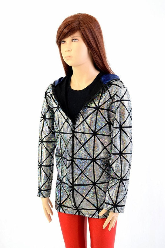 Kids Cracked Tile Long Sleeve Jacket - Coquetry Clothing