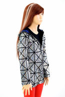 Kids Cracked Tile Long Sleeve Jacket - Coquetry Clothing
