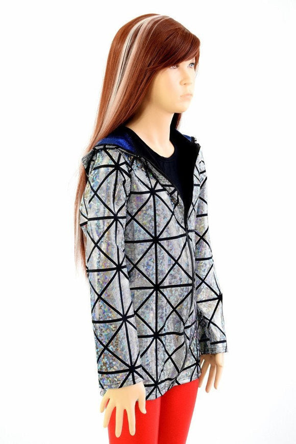 Kids Cracked Tile Long Sleeve Jacket - Coquetry Clothing