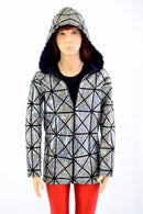 Kids Cracked Tile Long Sleeve Jacket - Coquetry Clothing