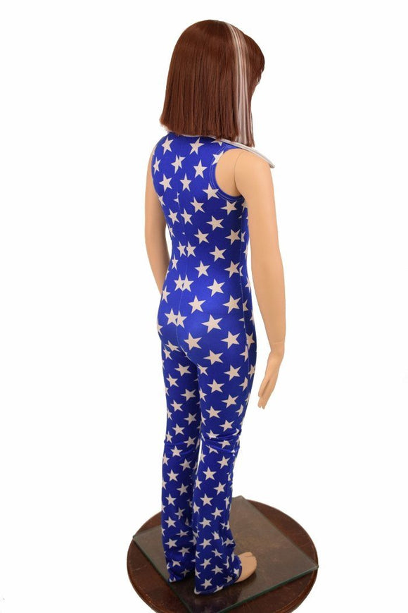 Kids Disco Collar Boot Cut Catsuit - Coquetry Clothing
