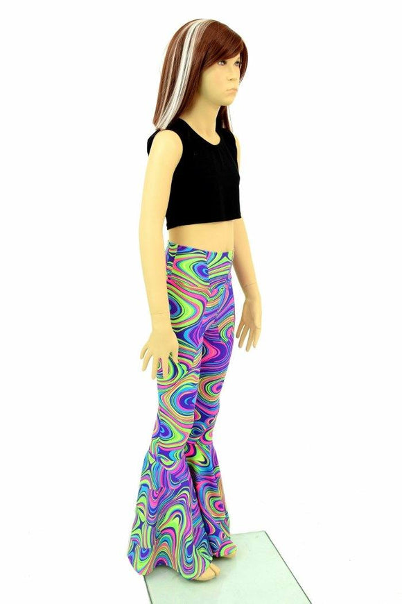 Kids Glow Worm Bell Bottom Flares - Coquetry Clothing
