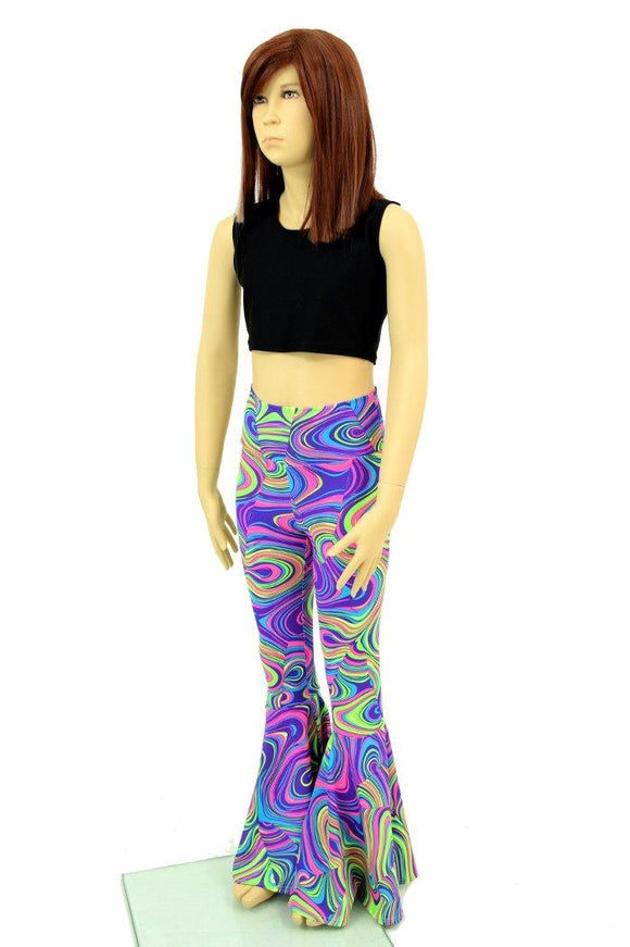 Kids Glow Worm Bell Bottom Flares - Coquetry Clothing