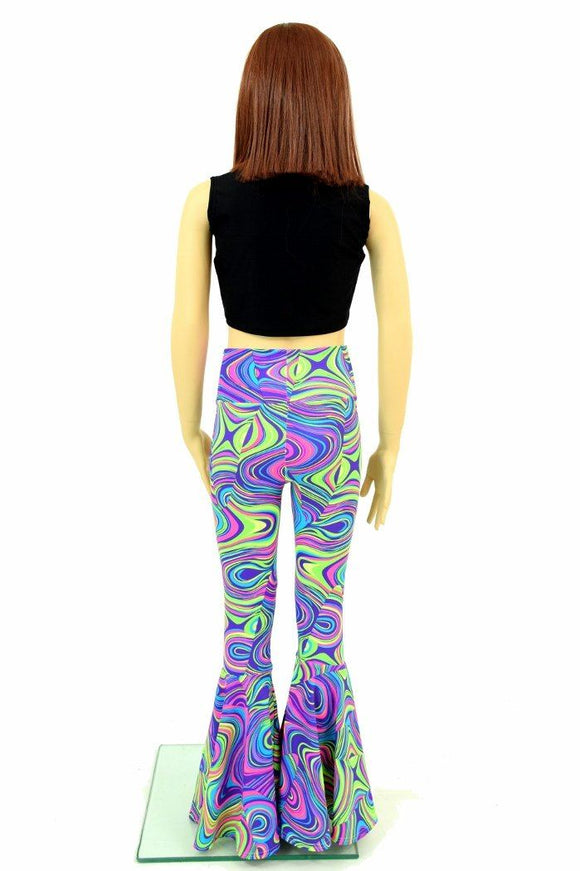 Kids Glow Worm Bell Bottom Flares - Coquetry Clothing