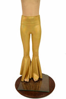 Kids Gold Bell Bottom Flares - Coquetry Clothing