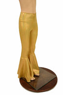 Kids Gold Bell Bottom Flares - Coquetry Clothing