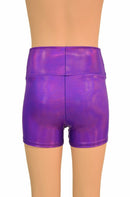 Kids Grape Holo Shorts - Coquetry Clothing