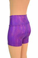 Kids Grape Holo Shorts - Coquetry Clothing