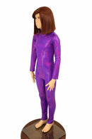 Kids Grape Turtleneck Catsuit - Coquetry Clothing
